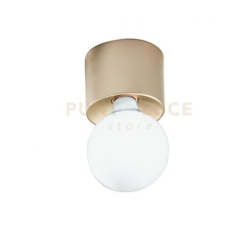 PLAFONIERA BOW 1 LUCE ATTACCO E27 ORO  LAMPADINA NON INCLUSA