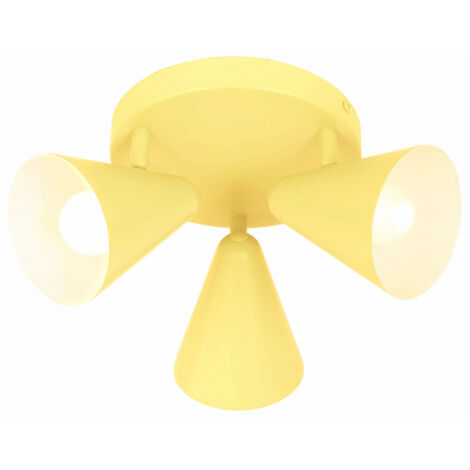 Plafoniera Candellux Amor 98-68828 gialla 3xE14 34cm