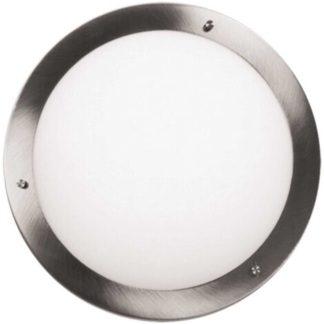 Plafoniera Candellux Aquila IP44 E27 31cm argento bianco