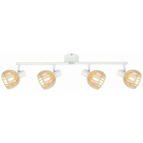Plafoniera Candellux Atarri 94-68101 bianco, 4xE14