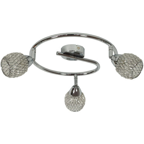 Plafoniera Candellux Clear 98-06899 3xG9 cromo cristallo