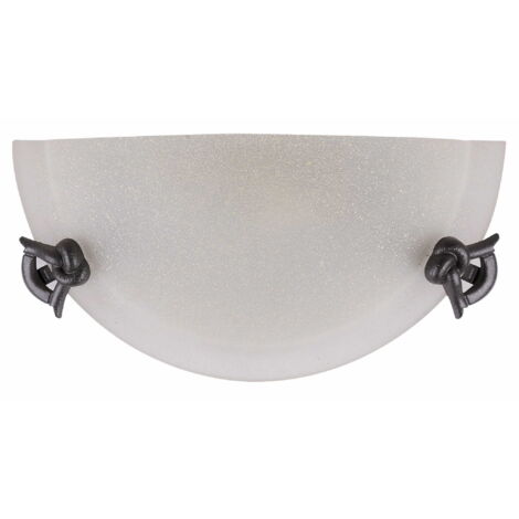 Plafoniera Candellux EVA semisfera 30cm E27 grigio