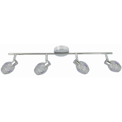 Plafoniera Candellux Golden 4xG9 cromo viola 70cm IP20