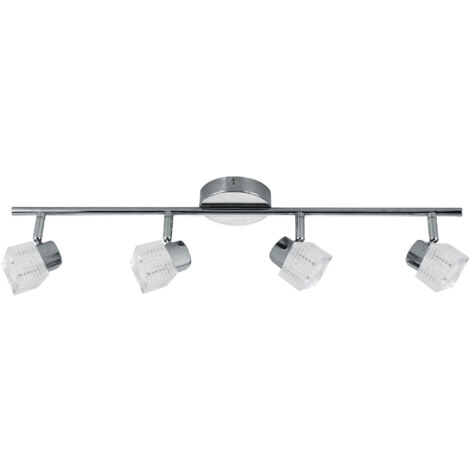 Plafoniera Candellux Malachit cromata 4xG9 63cm metallo