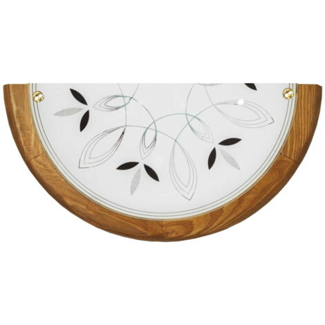 Plafoniera Candellux Rustica 11-06608 legno bianco 30cm E27