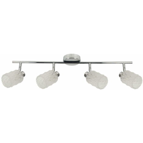 Plafoniera Candellux TRANS 4xG9 cromata vetro 70cm