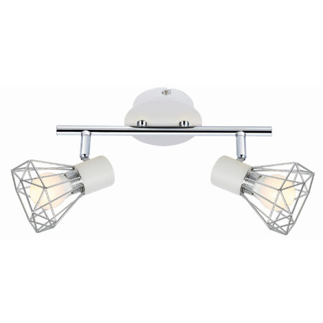 Plafoniera Candellux Verve 92-61348 cromata bianca