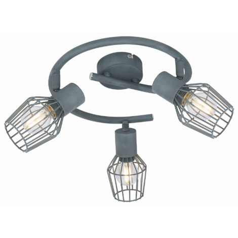 Plafoniera Candellux Viking 98-68040 grigia 3xE14 43cm