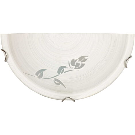 Plafoniera Candellux Violka 11-52356 vetro bianco/cromo 30cm E27