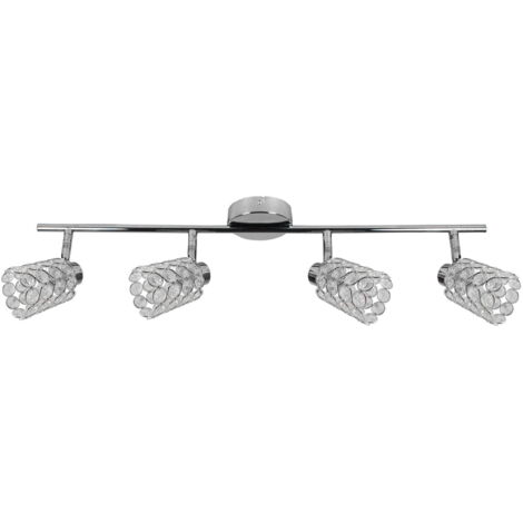 Plafoniera Candellux York 94-00118 4xG9 cromo cristallo