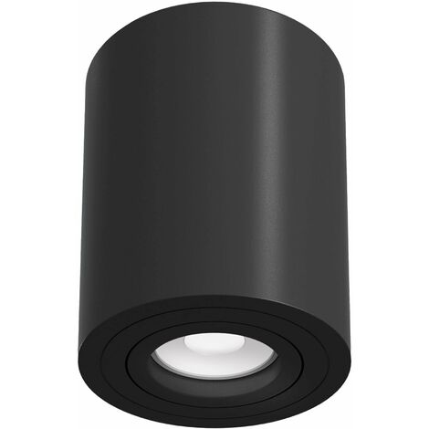 Plafoniera Ceiling & Wall in Alluminio Alfa Nero
