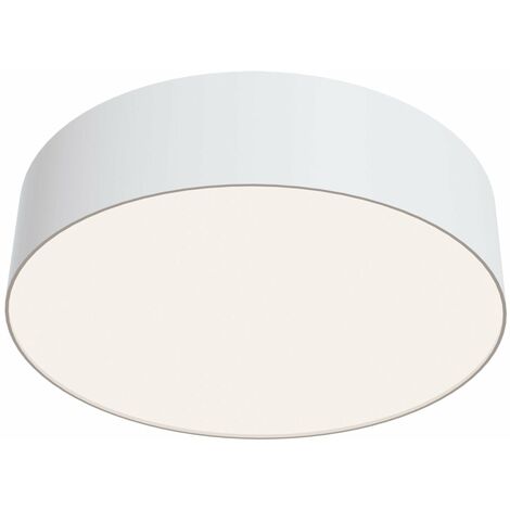 Plafoniera Ceiling & Wall in Alluminio e Plastica Zon Bianco