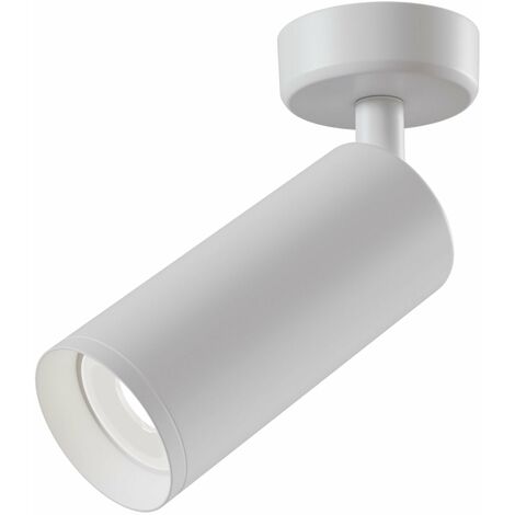 Plafoniera Ceiling & Wall in Alluminio Focus Bianco