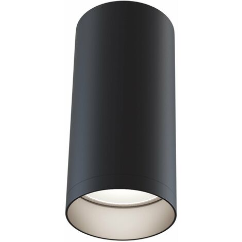 Plafoniera Ceiling & Wall in Alluminio Focus Nero