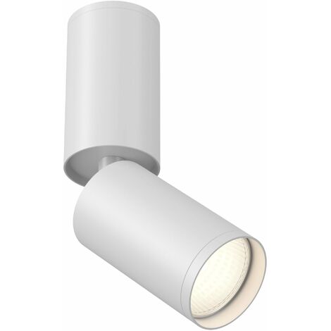 Plafoniera Ceiling & Wall in Alluminio FOCUS S Bianco