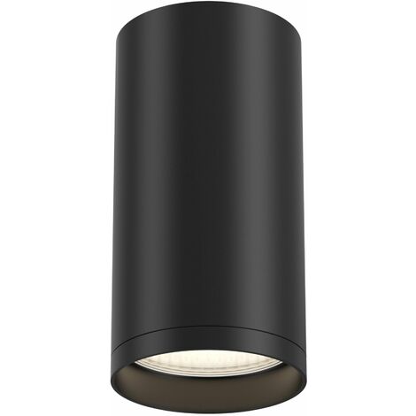 Plafoniera Ceiling & Wall in Alluminio FOCUS S Nero