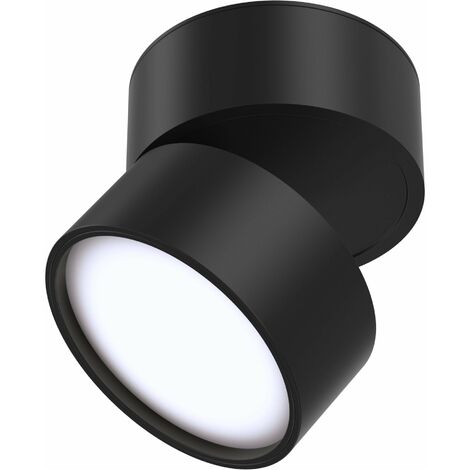 Plafoniera Ceiling & Wall in Alluminio Onda Nero