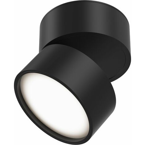 Plafoniera Ceiling & Wall in Alluminio Onda Nero