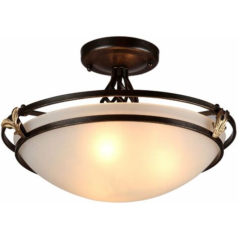 Plafoniera Ceiling & Wall in Metallo Combinare Bronzo Antique
