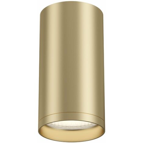 Plafoniera Ceiling & Wall in Metallo FOCUS S Opaco Oro