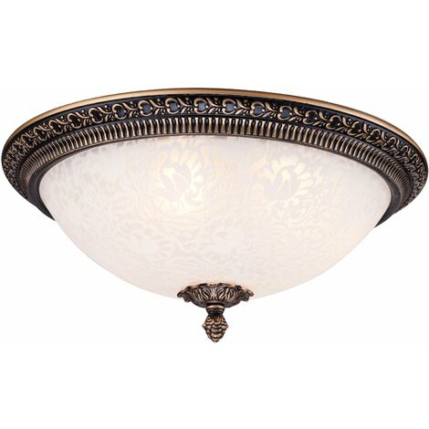 Plafoniera Ceiling & Wall in Metallo Pascal Bronzo Antique