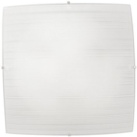 "Plafoniera CELINE in vetro bianco satinato 50 cm."