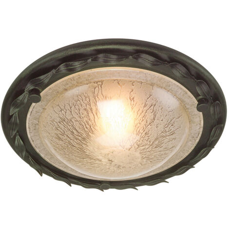 Plafoniera Classica In Olivia Metallo Oro 1 Luce E27