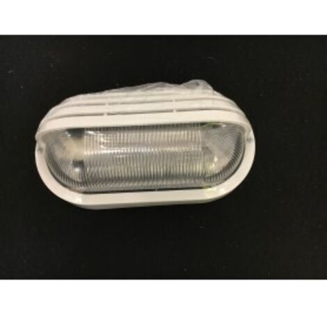 Plafoniera Con Palpebra 60W Bivetro Policarbonato ( LAMPO cod. E095BI )