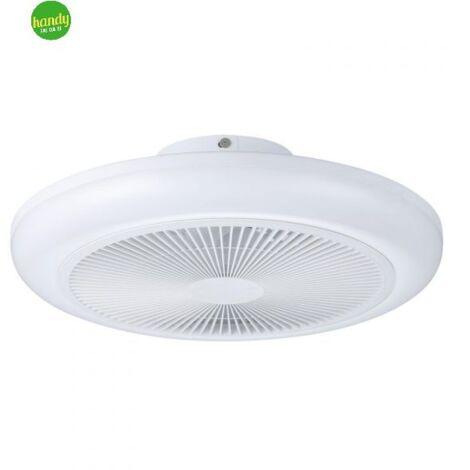 Plafoniera con ventilatore Sayulita Eglo ø46 RGB 12+32W DC motor CCT