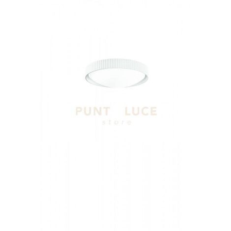 PLAFONIERA CONCRETE EFFETTO CEMENTO BIANCO LED 3000K 1420lm, 20W D.41CM