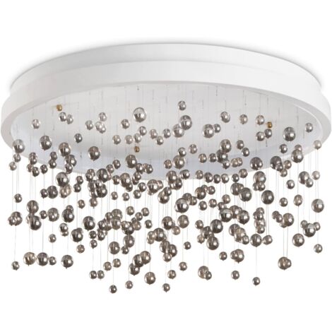 Plafoniera Contemporanea Armony Metallo Bianco Led Integrato 61W 3000K Ip20