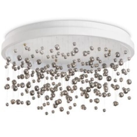 Plafoniera Contemporanea Armony Metallo Bianco Led Integrato 77W 3000K Ip20