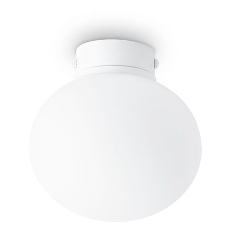 Plafoniera Contemporanea Cotton Metallo Bianco 1 Luce G9 4W Ip20