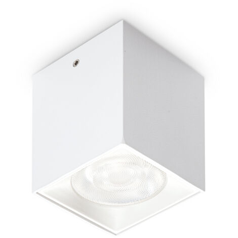 Plafoniera Contemporanea Dot Alluminio Bianco Led Integrato 4W 3000K Ip20