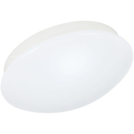 Plafoniera Contemporanea Elara Metallo Bianco Led Integrato 12W 4000K