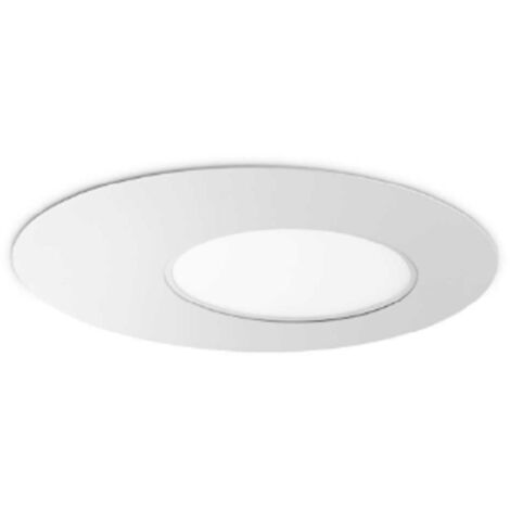 Plafoniera Contemporanea Iride Metallo Bianco Led Integrato 17W 3000K Ip20