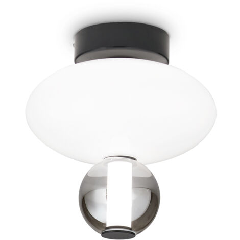 Plafoniera Contemporanea Lumiere Metallo Nero Led 18W 3000K Ip20