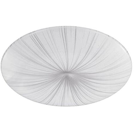 Plafoniera Contemporanea Nieves Acciaio Bianco Luce Led Integrato 10W