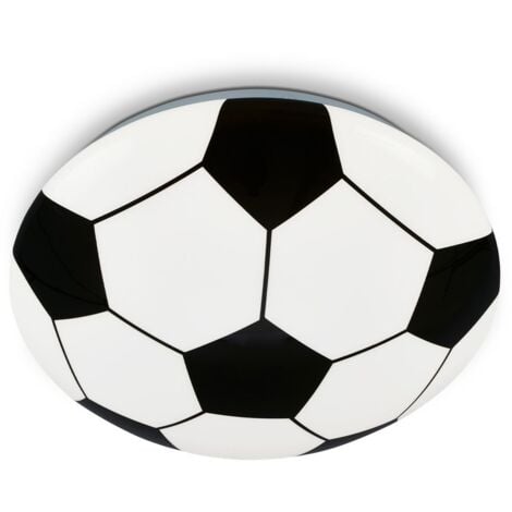 BRILO Plafoniera Contemporanea Soccer Metallo Bianco Led Integrato 12W 4000K