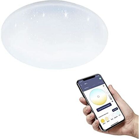 Plafoniera Contemporanea Totari-Z Acciaio Bianco 4 Luci Led Integrato 4,8W