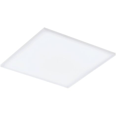 Plafoniera Contemporanea Trupiana Alluminio Bianco Luce Led Integrato 31W