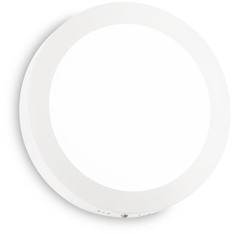 Plafoniera Contemporanea Universal Acciaio Bianco Led Integrato 19W 4000K Ip20