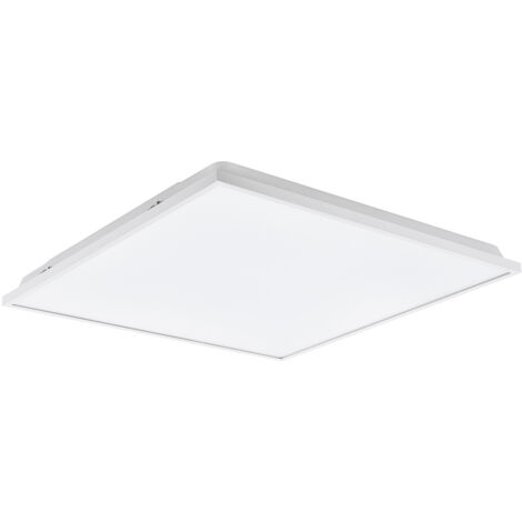 Plafoniera Contemporanea Urtebieta Acciaio Bianco Luce Led Integrato 32W Ip20