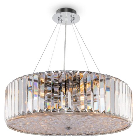 Plafoniera cristallo Recinto Maytoni 8 luci cromo E27
