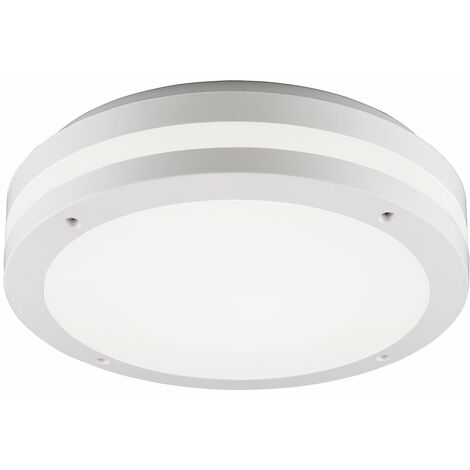 Plafoniera LED da Esterno 18W Circolare con Sensore di Movimento Radar Ø300  mm Bianco Naturale 3800K - 4200K 180º