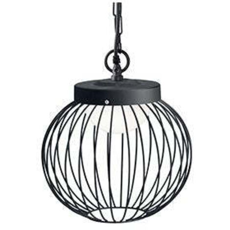 Plafoniera Da Esterno Cage Alluminio E Termoplastica Nero Led 20W 4000K