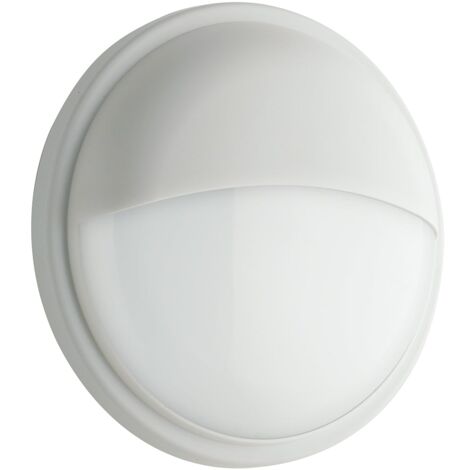 "Plafoniera da esterno LED EVER tonda con palpebra bianca 30W 4000K 30 cm."