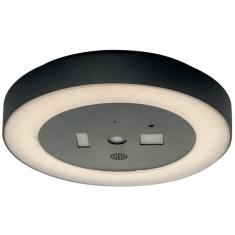 "Plafoniera da esterno LED ZOOM 30W con videocamera di sicurezza"
