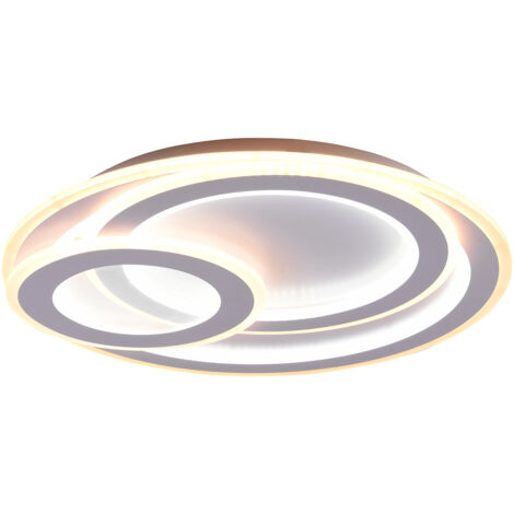 Plafoniera da Interno a LED in Metallo Bianco Opaco