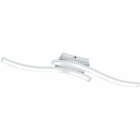 Plafoniera da Interno a LED in Metallo Bianco Opaco